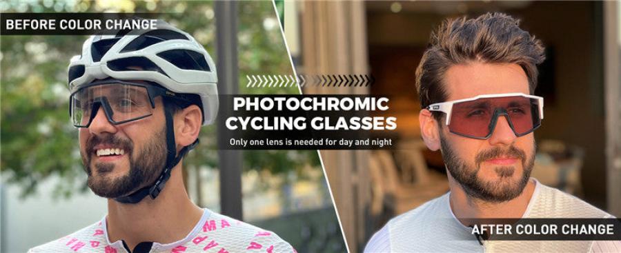 Kapvoe KE9022 Photochromic Sports Sunglasses-Green - D Byk Store