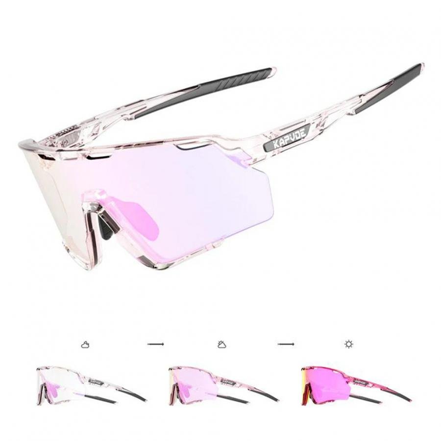 Kapvoe X170 Colour Changing Frame Photochromic Sunglasses-Pink - D Byk Store