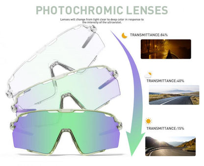 Kapvoe X170 Colour Changing Frame Photochromic Sunglasses-Pink - D Byk Store