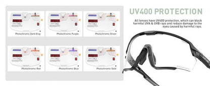 Kapvoe X170 Coloured Photochromic Sunglasses - Black/Orange - D Byk Store