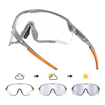 Kapvoe X170 Coloured Photochromic Sunglasses - Black/Orange - D Byk Store
