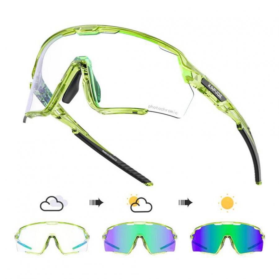 Kapvoe X170 Coloured Photochromic Sunglasses-Green/Blue - D Byk Store