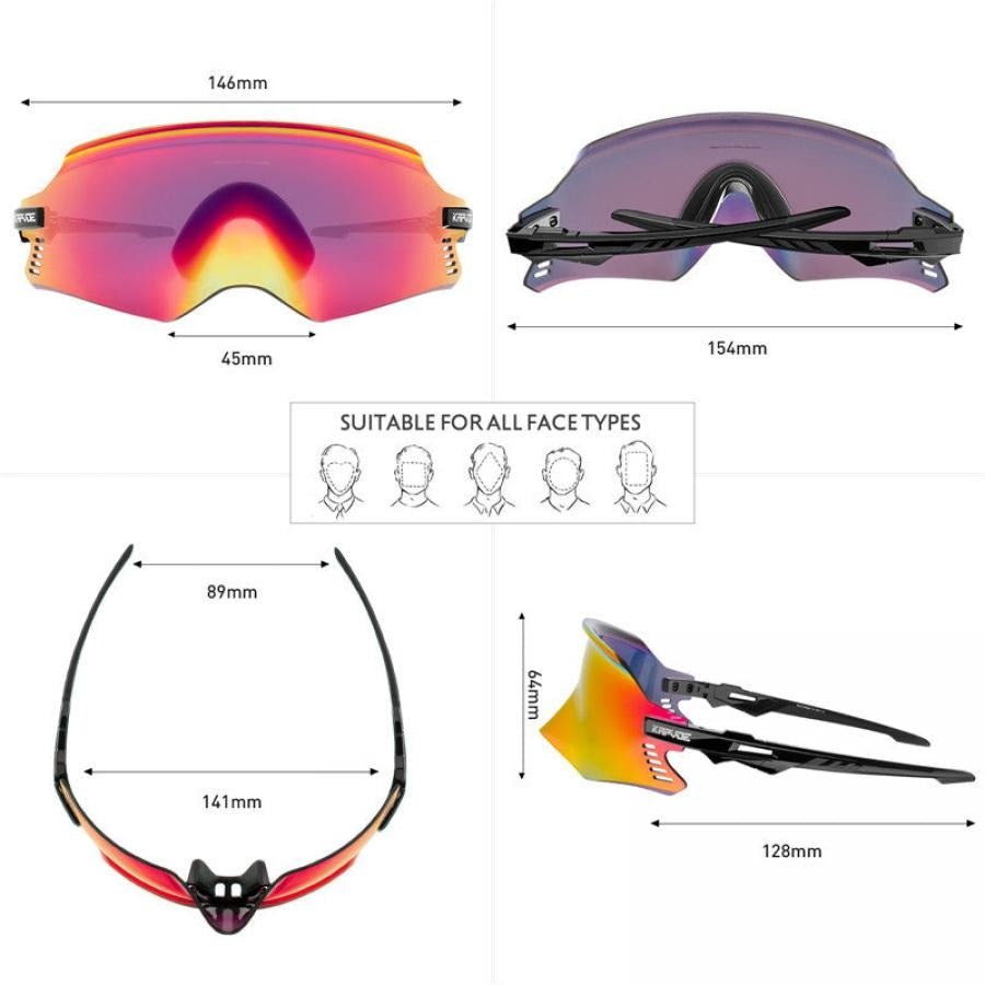 Kapvoe X2 Sports Sunglasses - Blue - D Byk Store