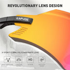 Kapvoe X2 Sports Sunglasses - Silver/Black - D Byk Store