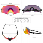 Kapvoe X2 Sports Sunglasses - Silver/Black - D Byk Store
