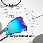Kapvoe X2 Sports Sunglasses - Silver/Black - D Byk Store