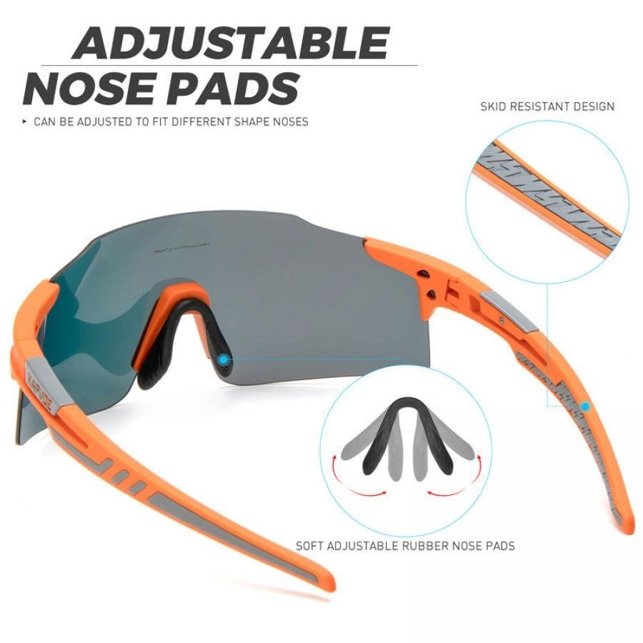 Kapvoe X27 Rimless Sports Glasses - Purple/White - D Byk Store