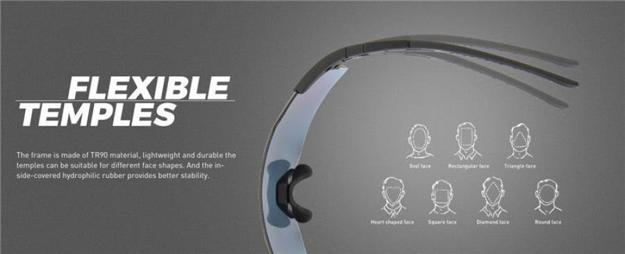 Kapvoe X27 Rimless Sports Glasses - Purple/White - D Byk Store
