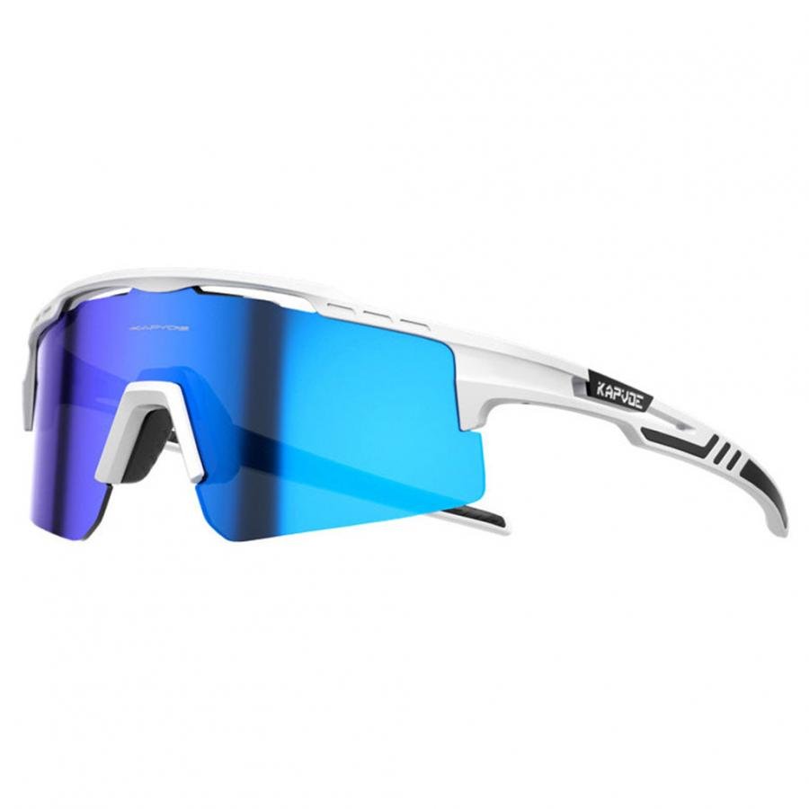 Kapvoe X75 Half Frame Sports Sunglasses-Blue/White - D Byk Store