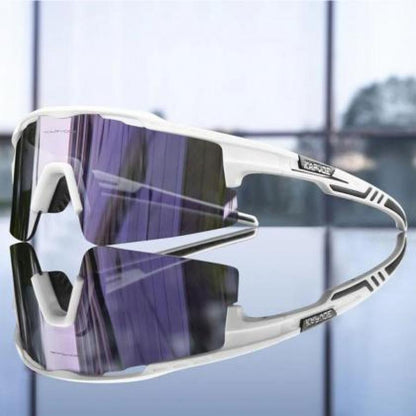 Kapvoe X75 Half Frame Sports Sunglasses-Purple/White - D Byk Store