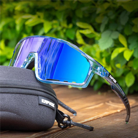 Kapvoe X76 Colour Changing Frames Photochromic Sunglasses-Blue - D Byk Store