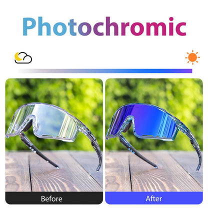 Kapvoe X76 Colour Changing Frames Photochromic Sunglasses-Blue - D Byk Store