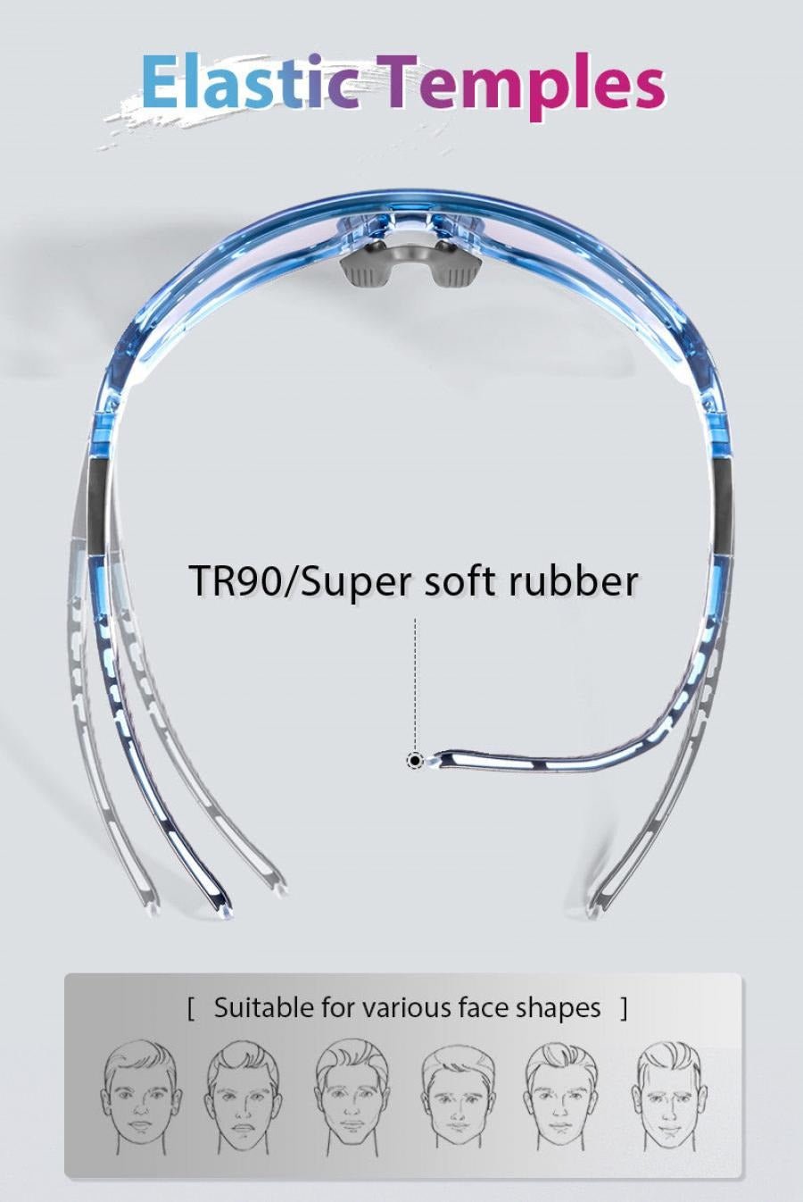 Kapvoe X76 Colour Changing Frames Photochromic Sunglasses - Blue/Green - D Byk Store