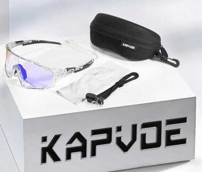 Kapvoe X76 Colour Changing Frames Photochromic Sunglasses - Blue/Green - D Byk Store