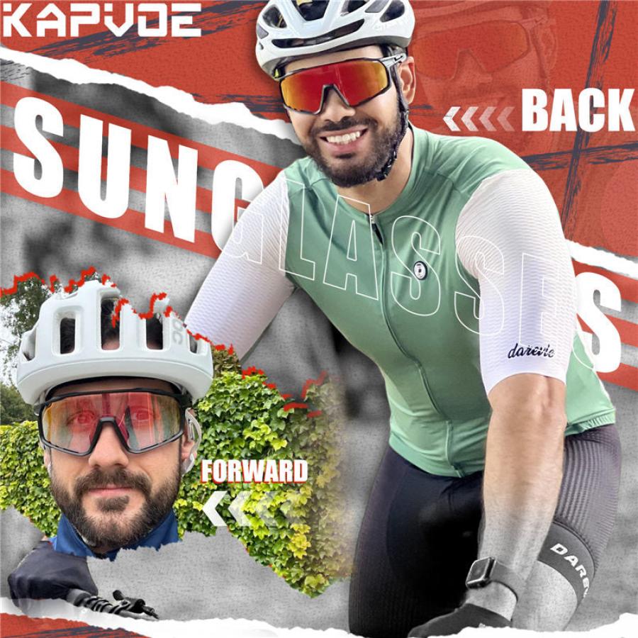 Kapvoe X76 Coloured Photochromic Sunglasses-Red/Clear - D Byk Store