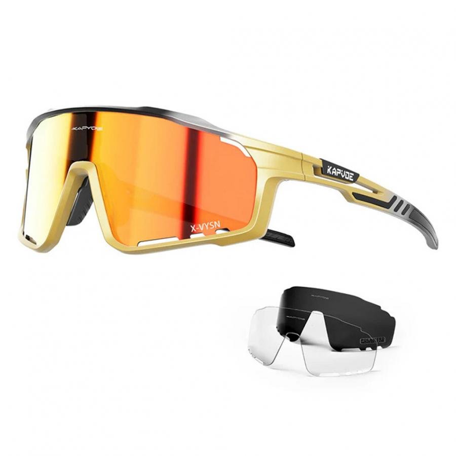 Kapvoe X76 Sports Sunglasses-Gold - D Byk Store