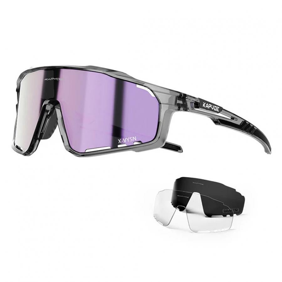 Kapvoe X76 Sports Sunglasses-Purple/Black - D Byk Store