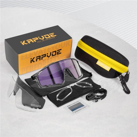Kapvoe X76 Sports Sunglasses - Purple/Clear - D Byk Store