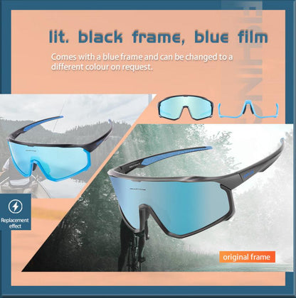 Kapvoe X93 Interchangeable Lower Frame Sunglasses-Red/Black - D Byk Store