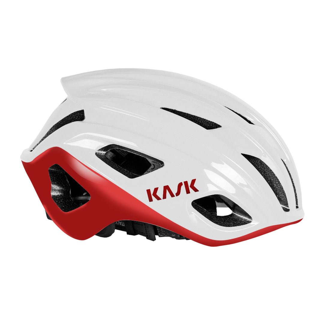 Kask Mojito Cubed Helmet - White/Red - D Byk Store