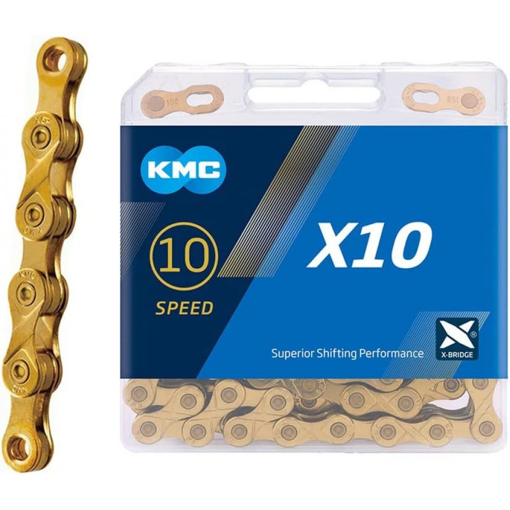 KMC Chain X10 - Ti - N (Gold) - D Byk Store