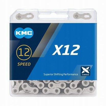 KMC Chain X12 Silver - D Byk Store