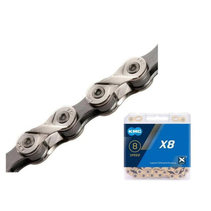KMC Chain X8 - Silver Grey - D Byk Store