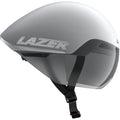 Lazer Victor KinetiCore Time Trial Helmet - Matte White Silver - D Byk Store