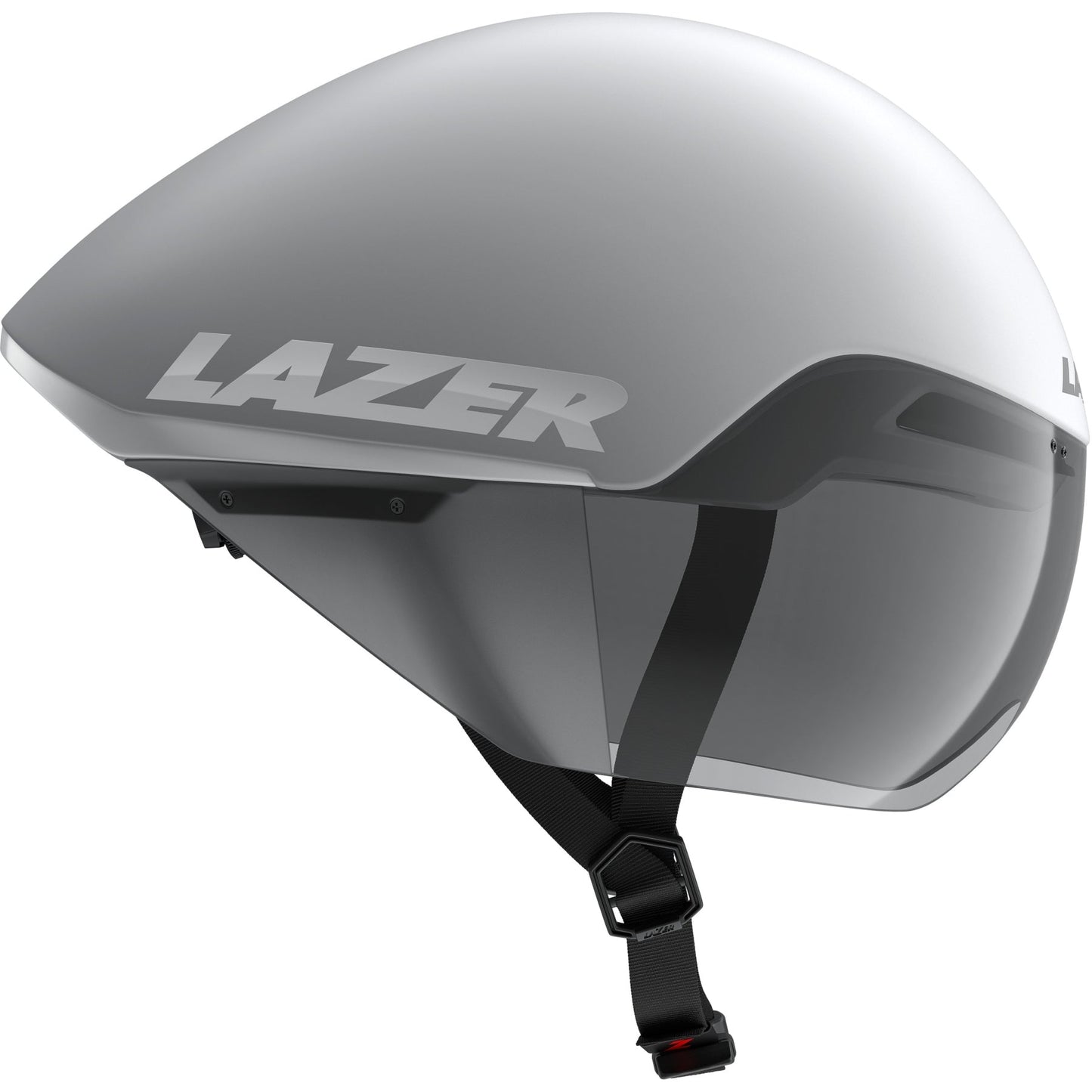 Lazer Victor KinetiCore Time Trial Helmet - Matte White Silver - D Byk Store
