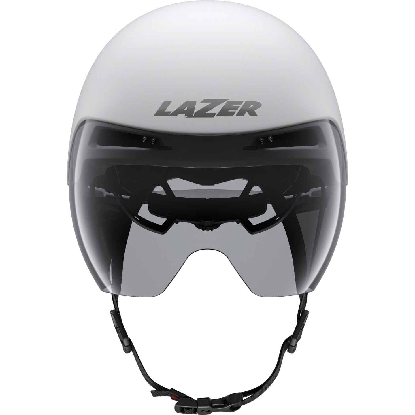 Lazer Victor KinetiCore Time Trial Helmet - Matte White Silver - D Byk Store