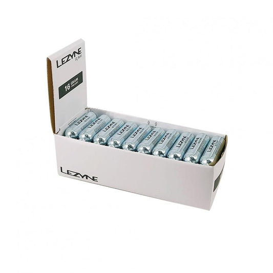 Lezyne 16G CO2 Cartridge Counter Top Box (30 Pcs) - D Byk Store