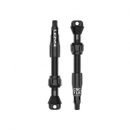 Lezyne CNC TLR Tubeless Valve Pro - Black (44mm) (Pack of 2) - D Byk Store
