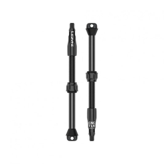Lezyne CNC TLR Tubeless Valve Pro - Black (80mm) (Pack of 2) - D Byk Store