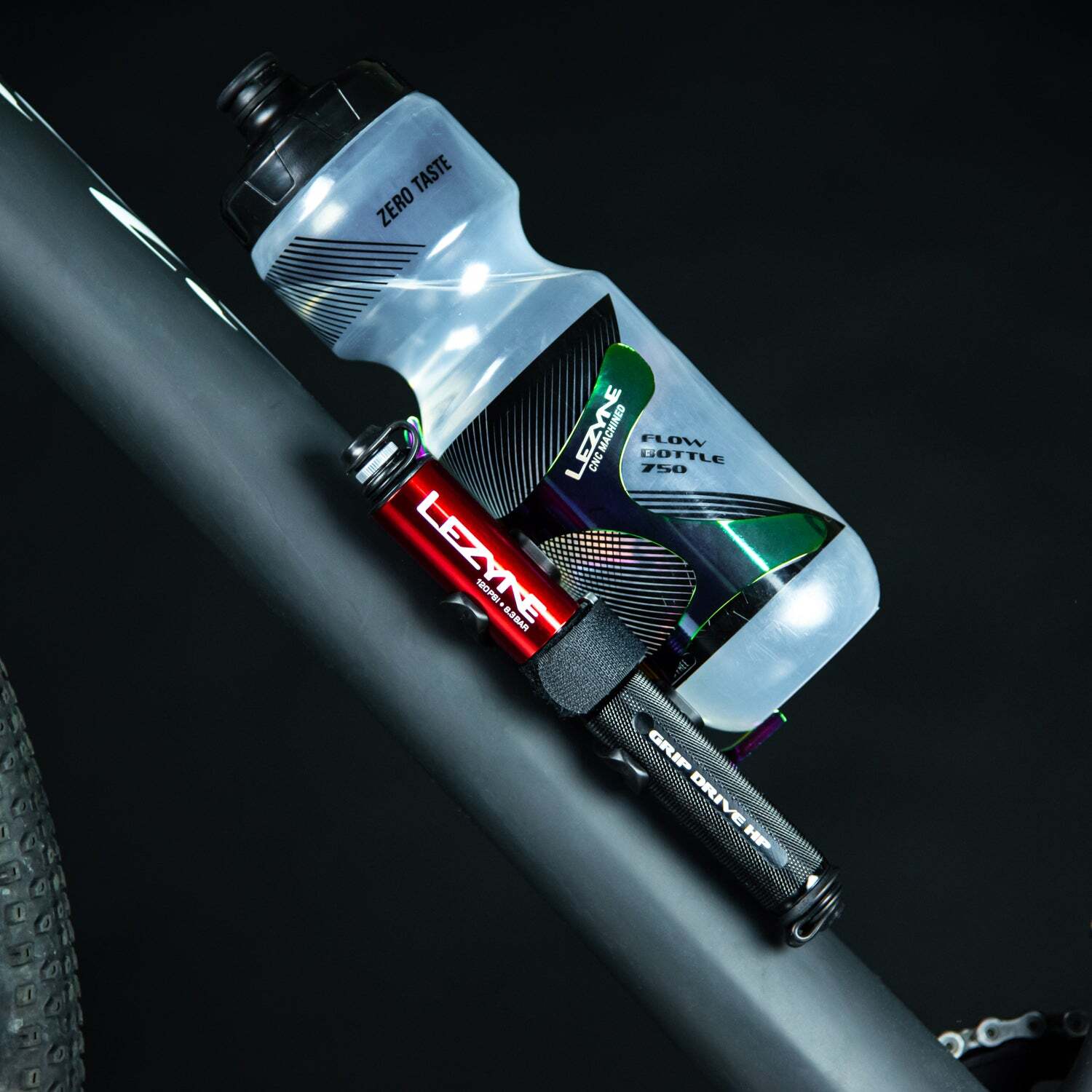 Lezyne Grip Drive High Pressure Pump - Red - D Byk Store