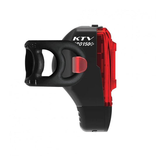 Lezyne KTV Drive Pro+ Rear Light - Black (150 Lumens) - D Byk Store