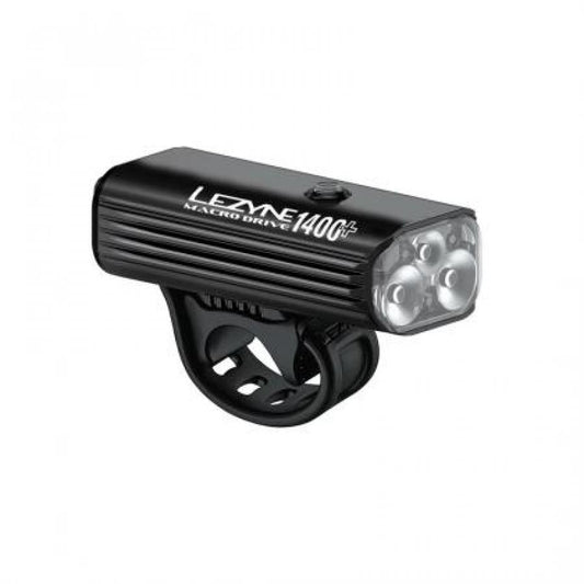 Lezyne Macro Drive 1400+ Front Light - Black (1400 Lumens) - D Byk Store