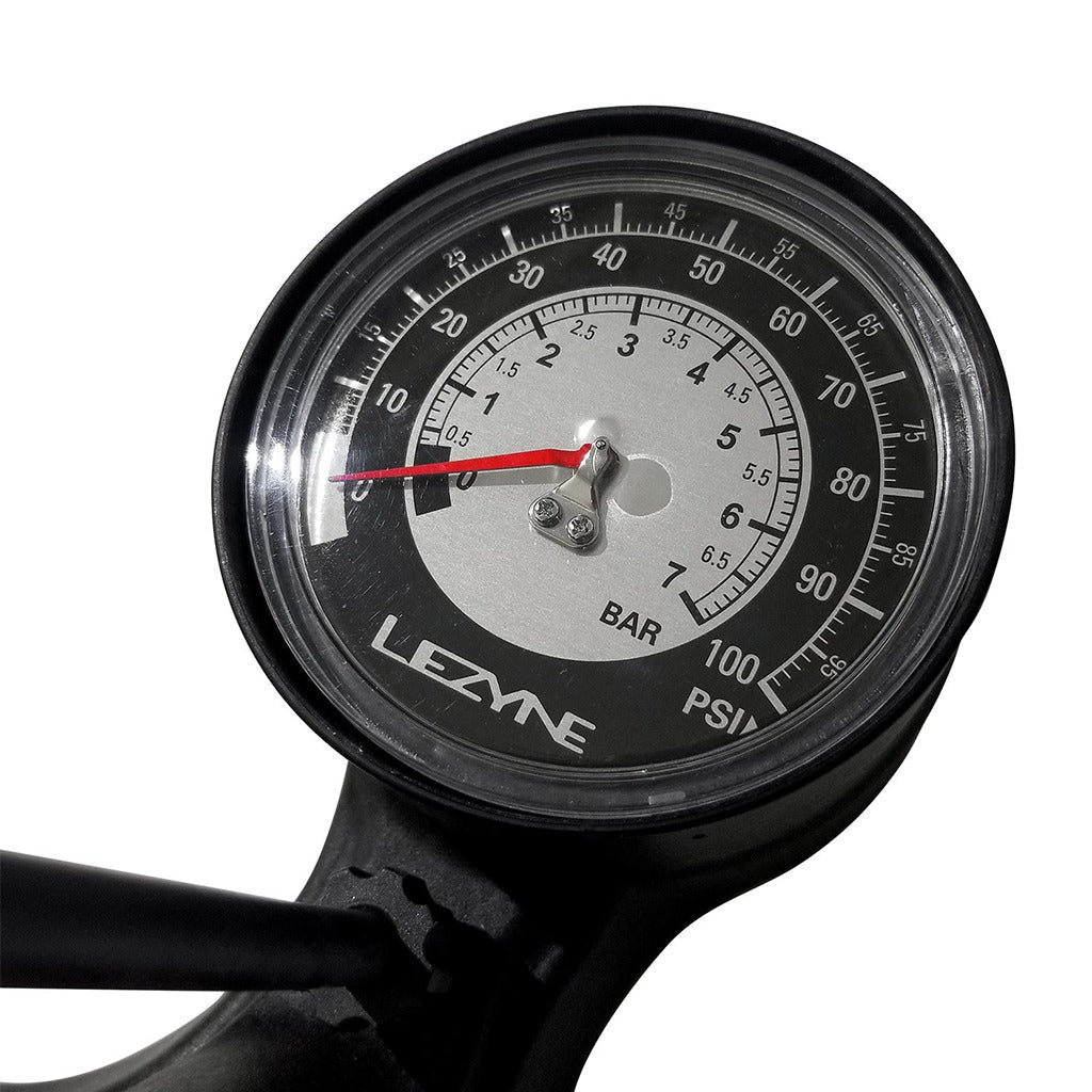 Lezyne Sport Gravel Drive Floor Pump - Matt Black - D Byk Store