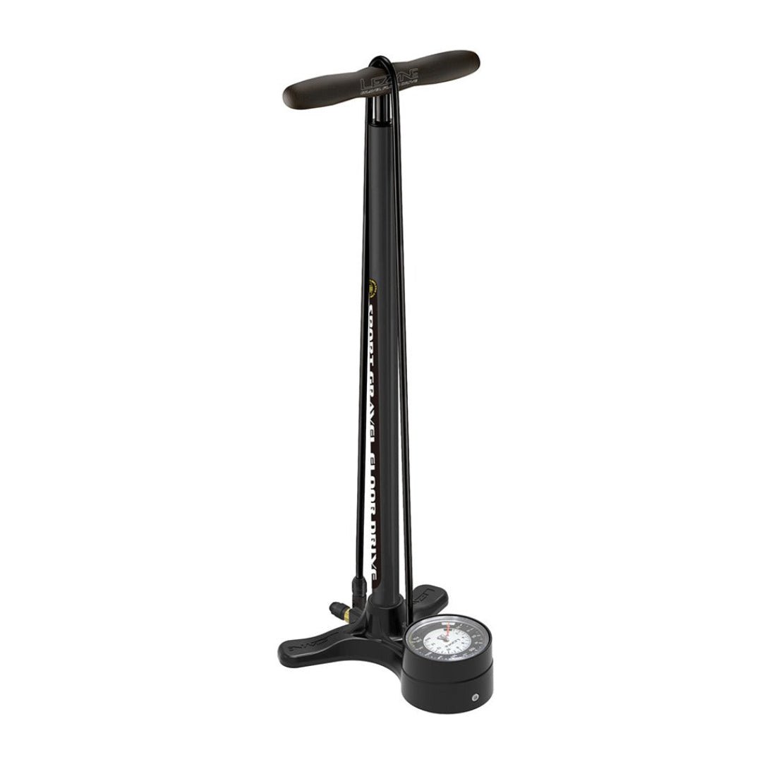 Lezyne Sport Gravel Drive Floor Pump - Matt Black - D Byk Store