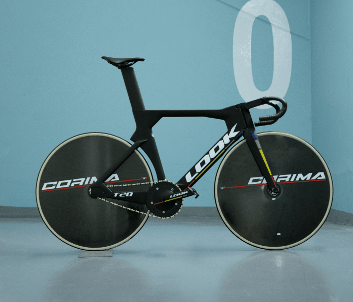 LOOK T20 Track Frameset (Proteam Black Matte) - D Byk Store