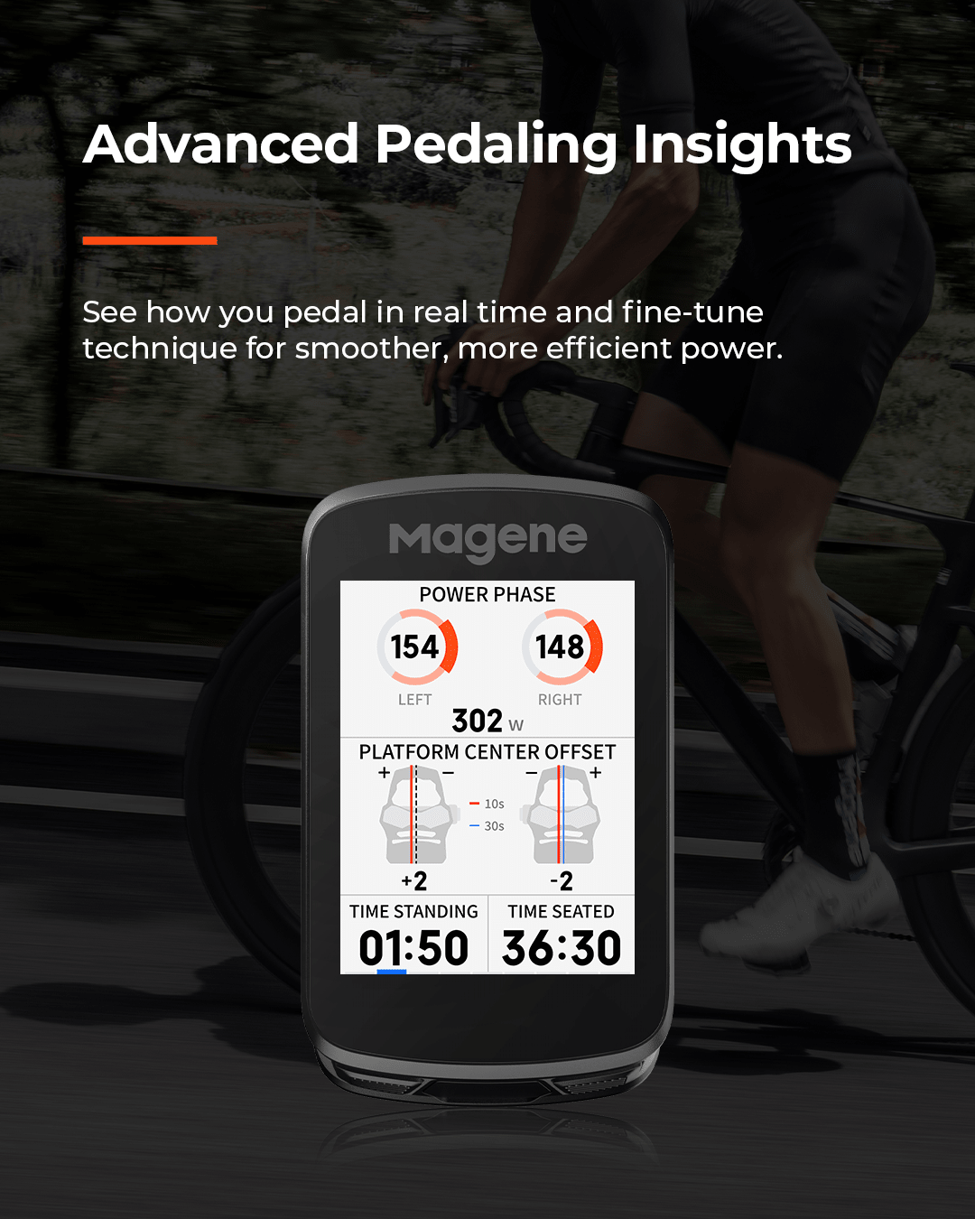 Magene C606 V2 GPS Cyclocomputer (Black) - D Byk Store