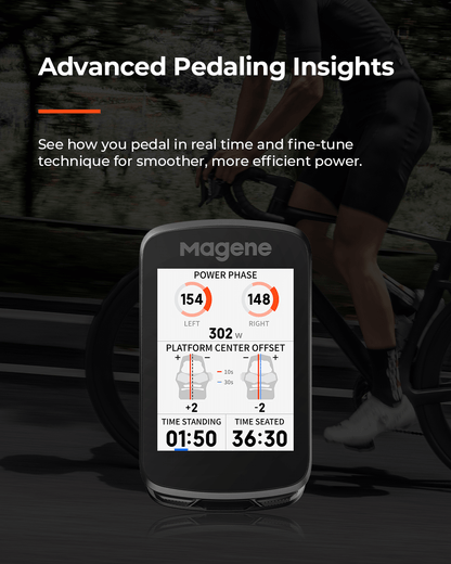 Magene C606 V2 GPS Cyclocomputer (Black) - D Byk Store
