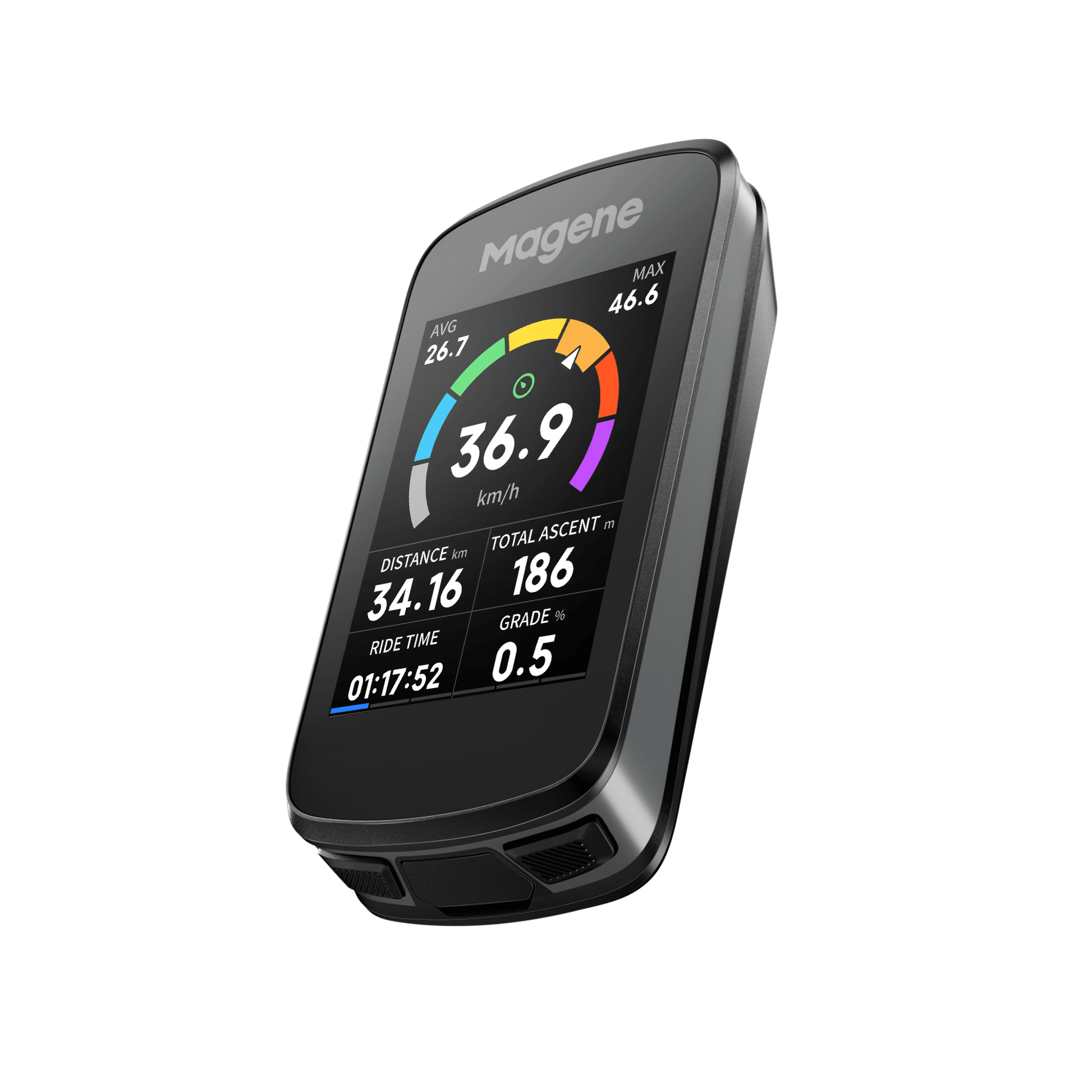 Magene C606 V2 GPS Cyclocomputer (Black) - D Byk Store