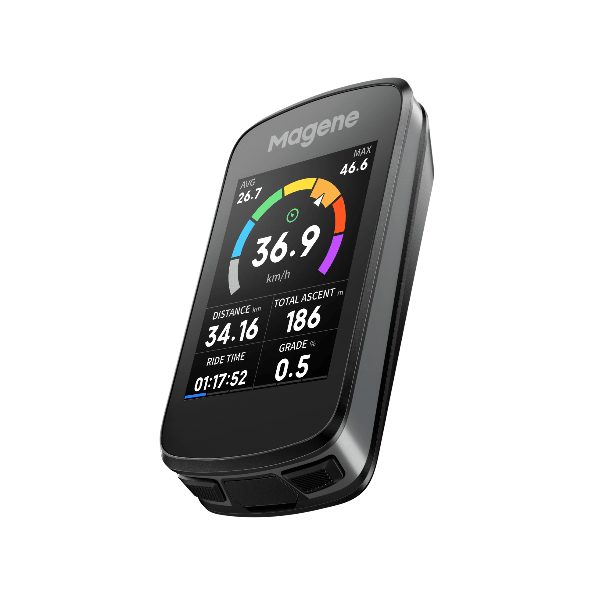 Magene C606 V2 GPS Cyclocomputer (Black) - D Byk Store