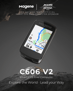 Magene C606 V2 GPS Cyclocomputer (Black) - D Byk Store