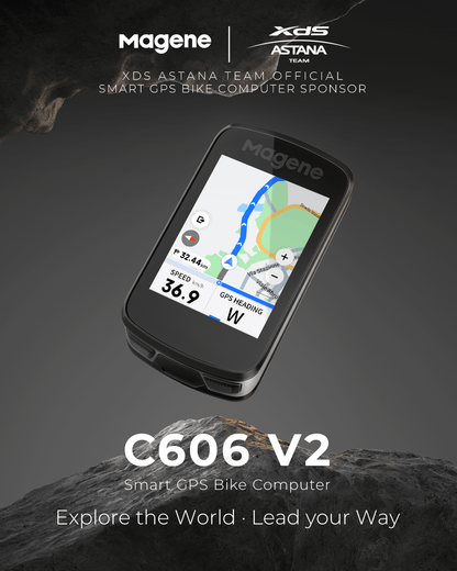 Magene C606 V2 GPS Cyclocomputer (Black) - D Byk Store