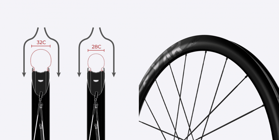 Magene EXAR UltraDark DB508 Carbon Wheelset - 50/58mm (Disc Brake) - D Byk Store