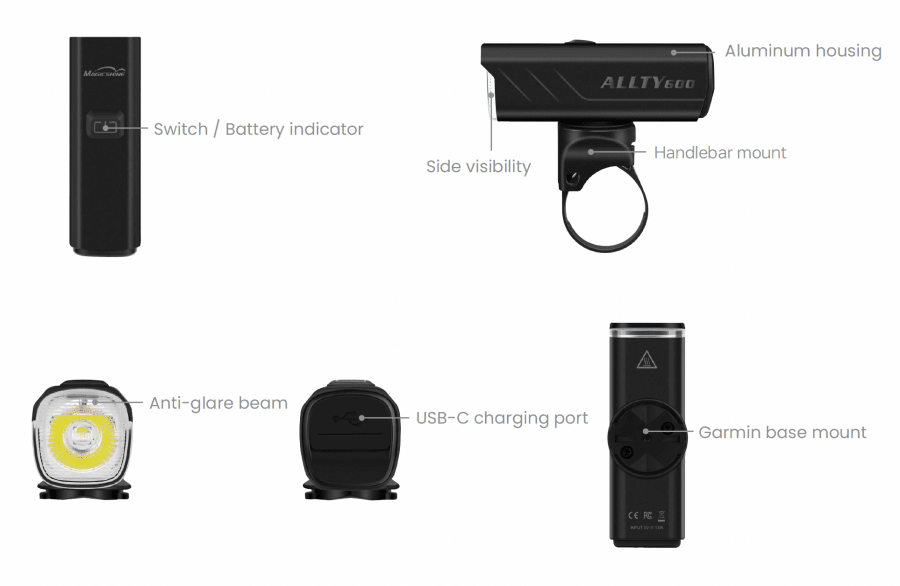 Magicshine Allty 600 Front Light V2.0 - D Byk Store
