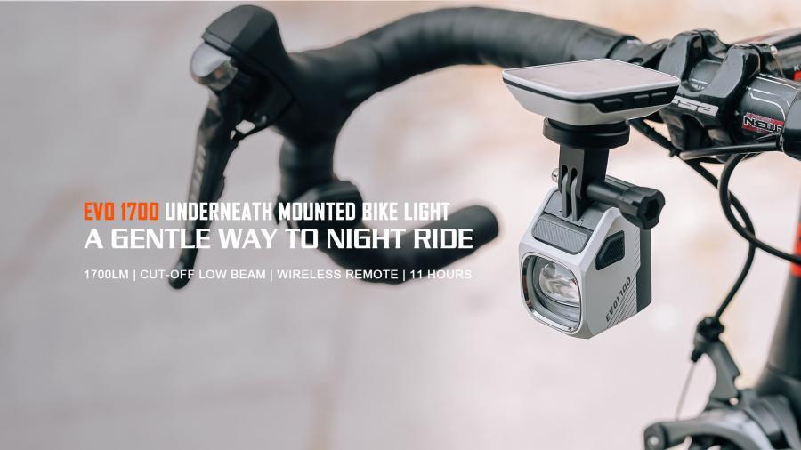 Magicshine EVO 1700 Underneath Mounted Front Light - Black - D Byk Store