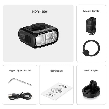 Magicshine HORI 1300 Dual Mounted Front Light (1300 Lumens) - D Byk Store