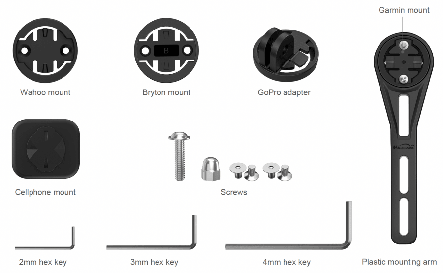 Magicshine MAA Aero Out - Front Bike Mount (Plastic) - D Byk Store